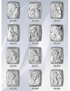 Cuadro Leño Plata 3,5X4,5Cm Maternidad 2217 (20)