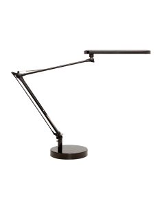 Lampara De Escritorio Unilux Led 7W 665Lm Cabezal Giro 360ºbrazo 3 Articulaciones Negro/Madera 2