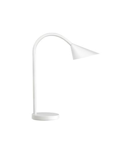 Lampara De Escritorio Unilux Led 6W 625Lm Brazo Flexible Blanco