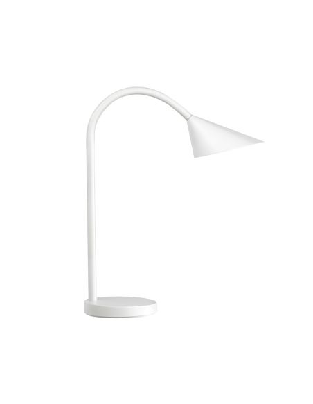 Lampara De Escritorio Unilux Led 6W 625Lm Brazo Flexible Blanco
