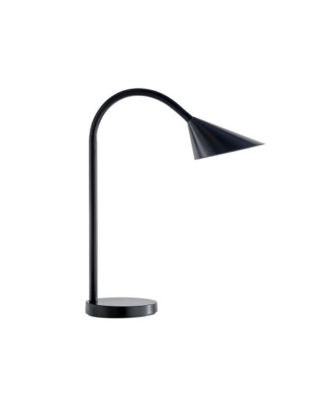 Lampara De Escritorio Unilux Led 6W 625Lm Brazo Flexible Negro