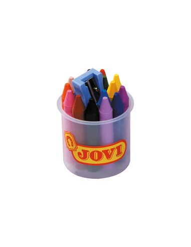 Lapices Cera Jovicolor Bote De 16 Unidades Colores Surtidos