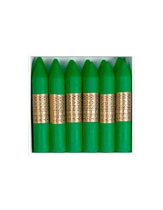 Lapices Cera Manley Unicolor Verde Primavera N.25 Caja De 12 Unidades 2