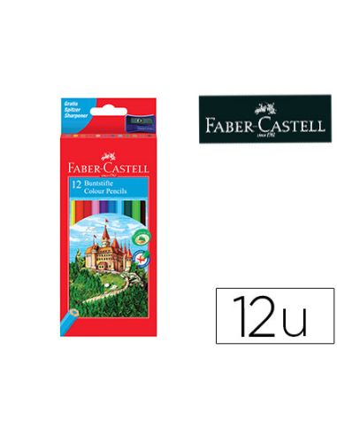 Lapices De Colores Faber Castell Hexagonal Madera Reforestada Caja De 12 Unidades Colores Surtidos