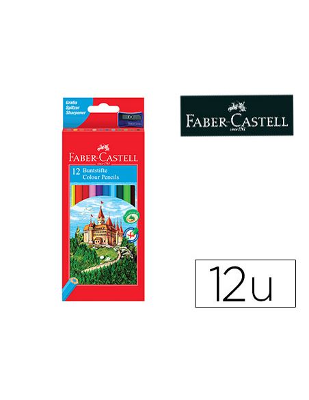 Lapices De Colores Faber Castell Hexagonal Madera Reforestada Caja De 12 Unidades Colores Surtidos