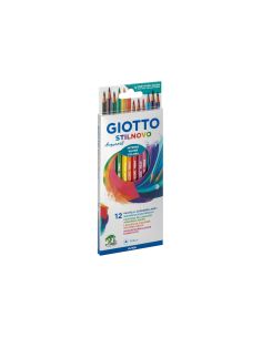 Lapices De Colores Giotto Stilnovo Acuarelables Caja De 12 Colores Surtidos 2