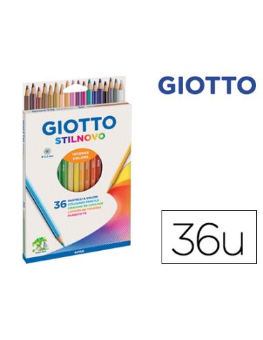 Lapices De Colores Giotto Stilnovo Caja De 36 Colores Surtidos