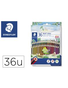 Lapices De Colores Staedtler Upcycled Wood Ecologico 36 Colores En Caja De Carton