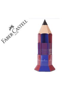 Lapices De Grafito Faber Ecolapiz Janus 2160 Bicolor Expositor 120 Unidades