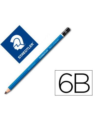 Lapices De Grafito Staedtler Mars Lumograph 100 6B Unidad