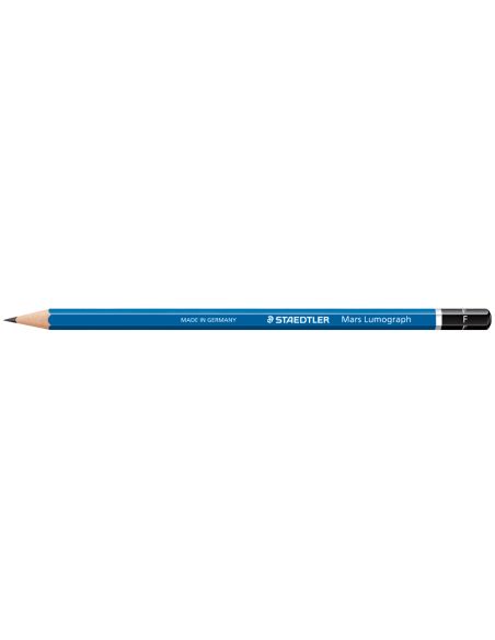 Lapices De Grafito Staedtler Mars Lumograph 100 F Unidad