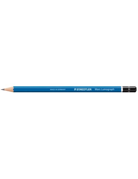 Lapices De Grafito Staedtler Mars Lumograph 100 H Unidad