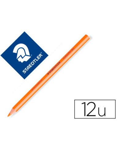 Lapices Fluorescente Staedtler Textsurfer Dry Triangular Naranja Caja De 12 Unidades