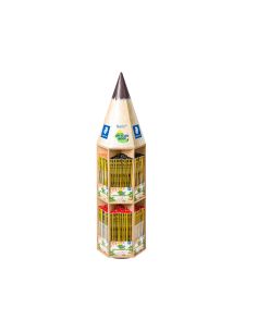 Lapices De Grafito Staedtler Noris 120 Expositor Giratorio Forma Lapiz De 48 Docenas Graduaciones Surtidas 2
