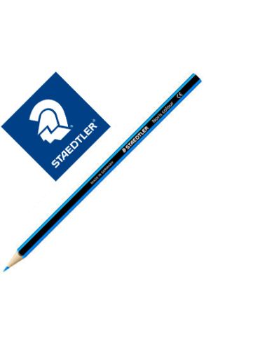 Lapiz De Color Staedtler Wopex Ecologico Azul