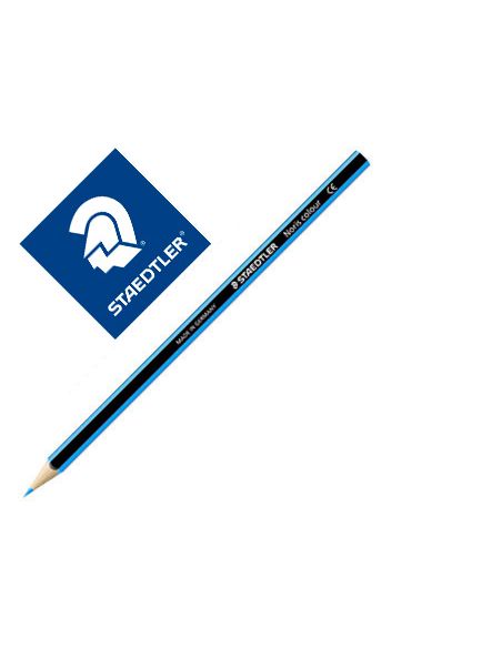 Lapiz De Color Staedtler Wopex Ecologico Azul Claro