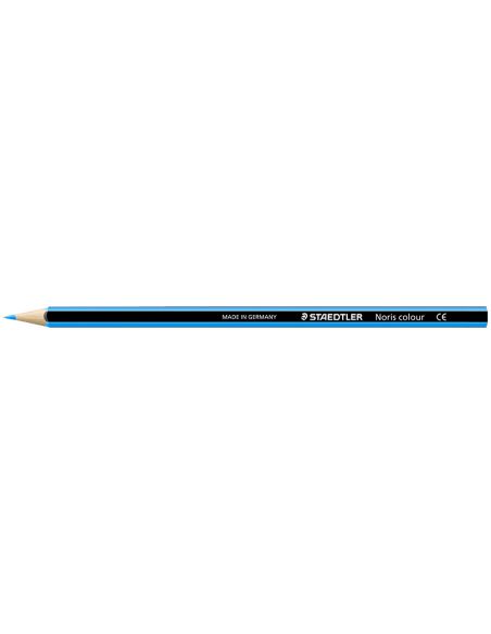 Lapiz De Color Staedtler Wopex Ecologico Azul Claro