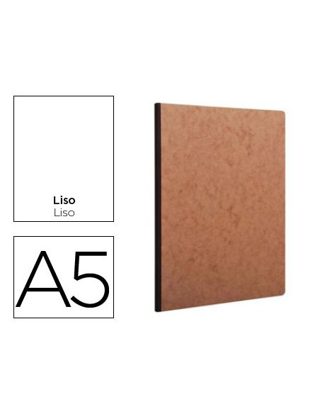 Libreta Age-Bag Tapa Cartulina Lomo Cosido Liso 96 Hojas Color Havana 148X210 Mm