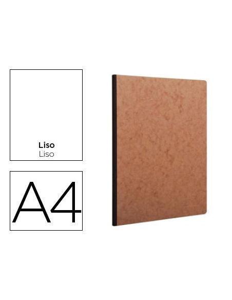 Libreta Age-Bag Tapa Cartulina Lomo Cosido Liso 96 Hojas Color Havana 210X297 Mm