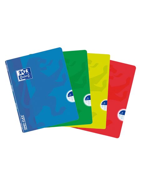 Libreta Escolar Oxford Openflex Tapa Flexible Optik Paper 48 Hojas Din A5 Rayado Horizontal Colores Surtidos