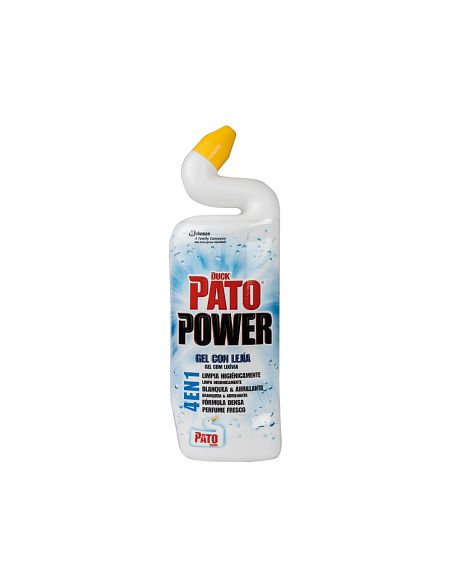 Limpiador De Inodoro Pato Formula 4 En Uno Gel Con Lejia 750 Ml