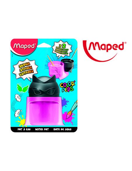 Limpiador De Pinceles Maped Color Peps 2 Compartimentos Superheroes