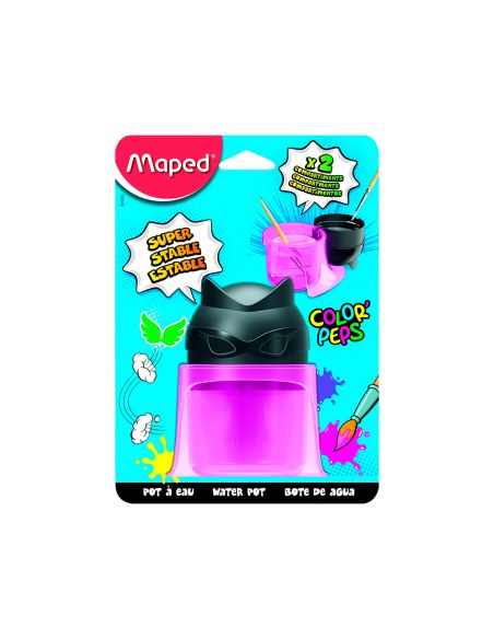 Limpiador De Pinceles Maped Color Peps 2 Compartimentos Superheroes