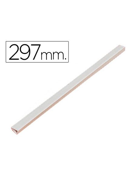 Lomera Durable Plastico 3 Mm Din A4 Capacidad 30 Hojas Color Blanco
