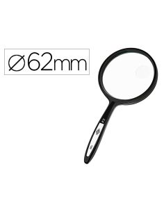 Lupa Q-Connect Cristal Bifocal 62 Mm Mango Curvo
