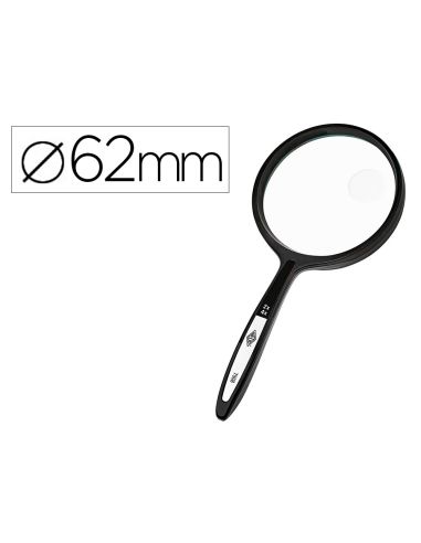 Lupa Q-Connect Cristal Bifocal 62 Mm Mango Curvo