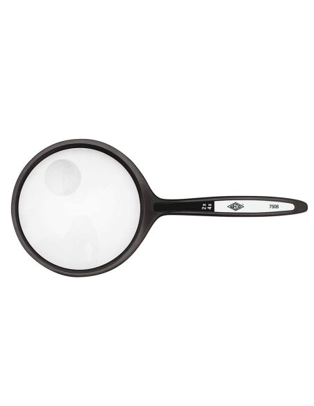 Lupa Q-Connect Cristal Bifocal 62 Mm Mango Curvo