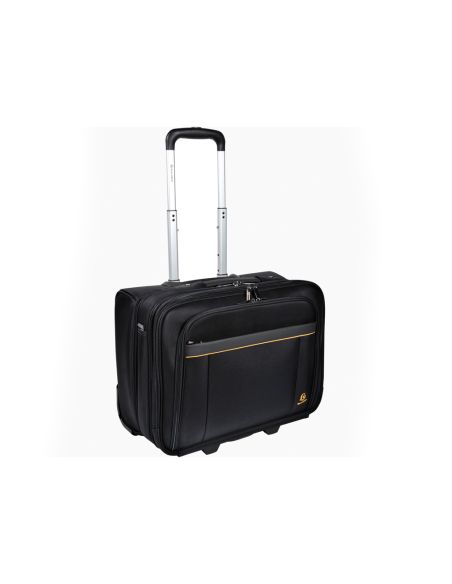 Maletin Para Portatil Exacompta Exactive Hasta 15.6" Con Ruedas Y Asa Telescopica Negro 450X255X395