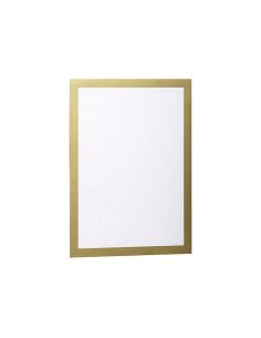 Marco Porta Anuncios Durable Magnetico Din A4 Dorso Adhesivo Removible Color Oro Pack De 2 Unidades 2