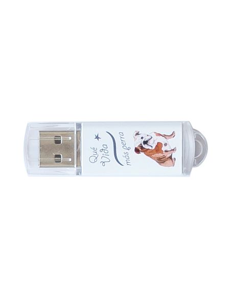 Memoria Usb Techonetech Flash Drive 16 Gb 2.0 Que Vida Mas Perra