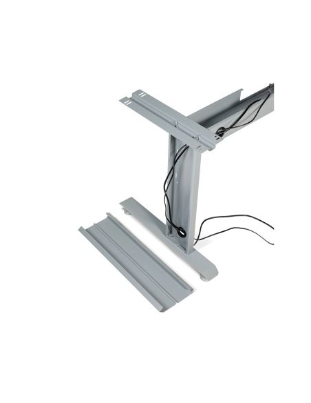 Mesa De Oficina Rocada Metal 2000Ac01 Gris/Haya 120X60 Cm