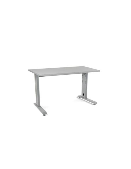 Mesa De Oficina Rocada Metal 2000Ac02 Gris/Gris 120X60 Cm