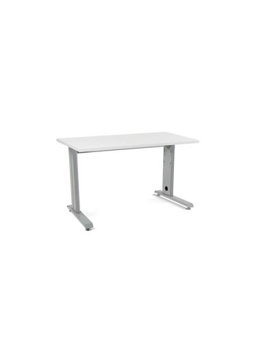 Mesa De Oficina Rocada Metal 2000Ac04 Gris/Blanco 120X60 Cm
