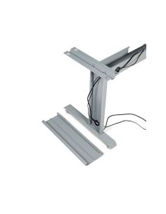 Mesa De Oficina Rocada Metal 2000Ac04 Gris/Blanco 120X60 Cm 2