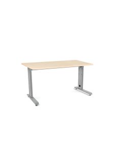 Mesa De Oficina Rocada Metal 2001Ac01 Gris/Haya 140X80 Cm