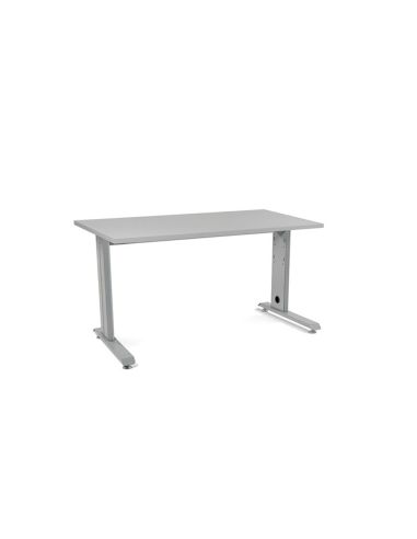 Mesa De Oficina Rocada Metal 2001Ac02 Gris/Gris 140X80 Cm