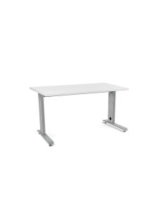 Mesa De Oficina Rocada Metal 2001Ac04 Gris/Blanco 140X80 Cm