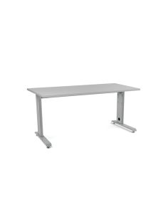 Mesa De Oficina Rocada Metal 2002Ac02 Gris/Gris 160X80 Cm