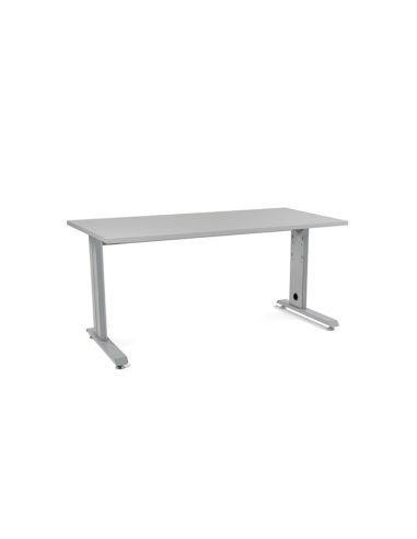 Mesa De Oficina Rocada Metal 2002Ac02 Gris/Gris 160X80 Cm