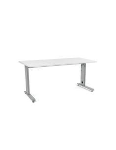 Mesa De Oficina Rocada Metal 2002Ac04 Gris/Blanco 160X80 Cm