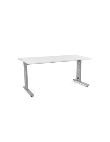 Mesa De Oficina Rocada Metal 2002Ac04 Gris/Blanco 160X80 Cm