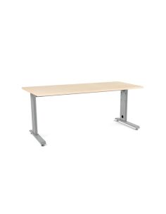 Mesa De Oficina Rocada Metal 2003Ac01 Gris/Haya 180X80 Cm