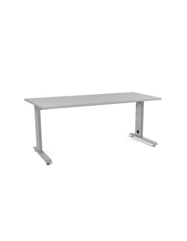 Mesa De Oficina Rocada Metal 2003Ac02 Gris/Gris 180X80 Cm