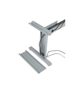 Mesa De Oficina Rocada Metal 2003Ac02 Gris/Gris 180X80 Cm 2
