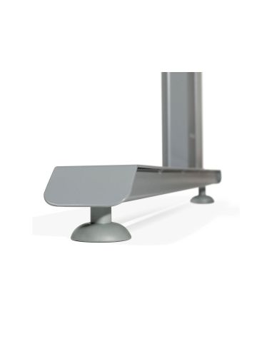 Mesa De Oficina Rocada Metal 2003Ac04 Gris/Blanco 180X80 Cm