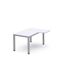 Mesa Oficina Rocada Serie Executive Forma En L Derecha 160X110 Cm Acabado Gris/Blanco